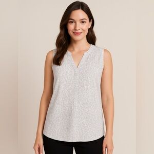 👚 Alfani Intimates Women's Sleeveless V-Neck Blouse - Size Small 🌟